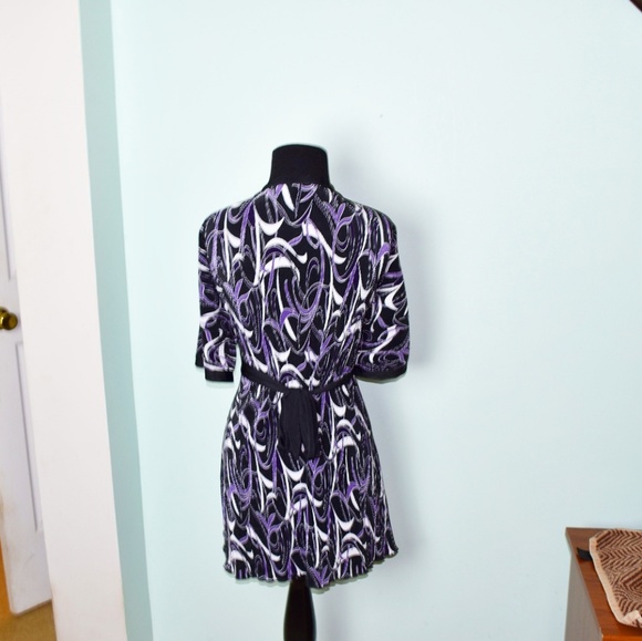 Nick and Sara Purple Print Tunic - Picture 2 of 2